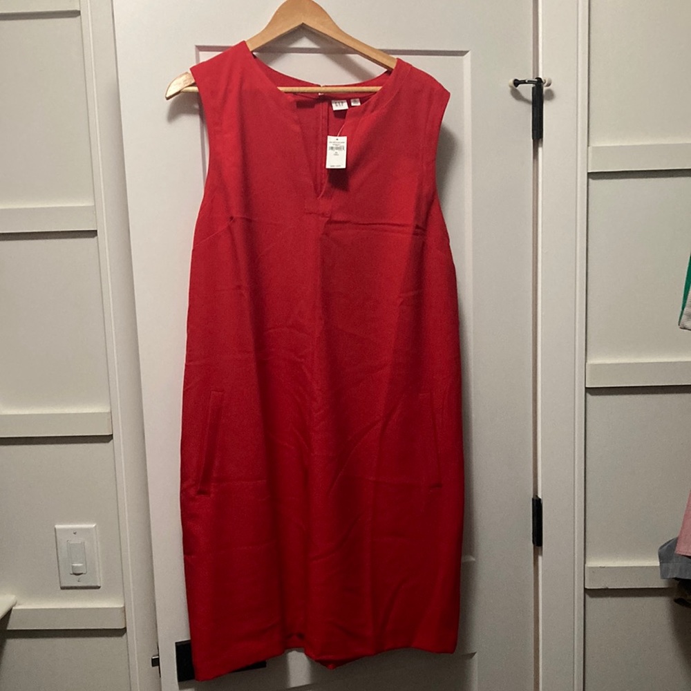 Gap Red Sheath Dress, size XL Tall, NWT